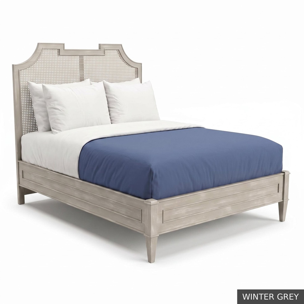 Isabelle - Queen Bed / Winter Grey + No Accent