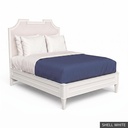 Isabelle - Queen Bed / Shell White + No Accent