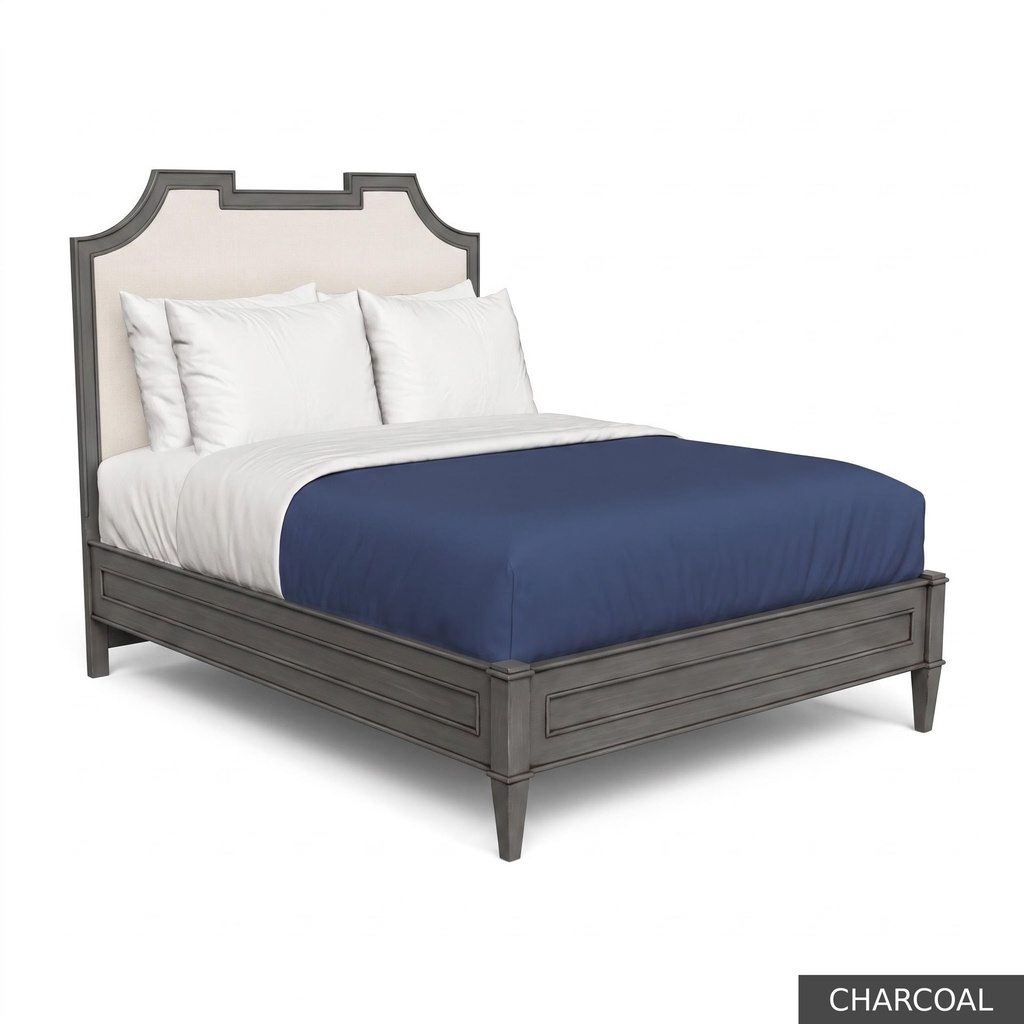 Isabelle - Queen Bed / Charcoal + No Accent