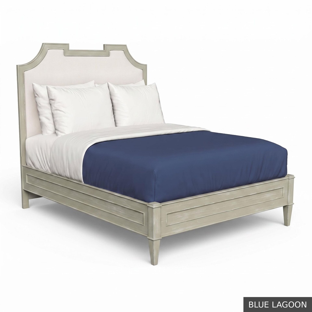 Isabelle - Queen Bed / Blue Lagoon + No Accent