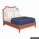 Isabelle - Queen Bed / Rosey Red + No Accent