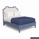 Isabelle - Queen Bed / Provance Blue + Silver