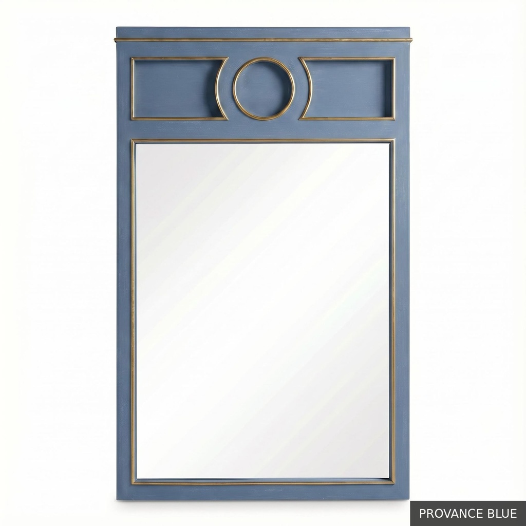 [EUR: Pfino] Portofino Mirror / Provance Blue + Gold