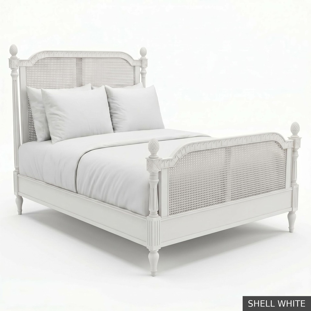 [EUR: BayKBED] Bay - King Bed / Shell White