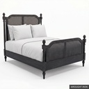 [EUR: BayQBED] Bay - Queen Bed  / Wrought Iron