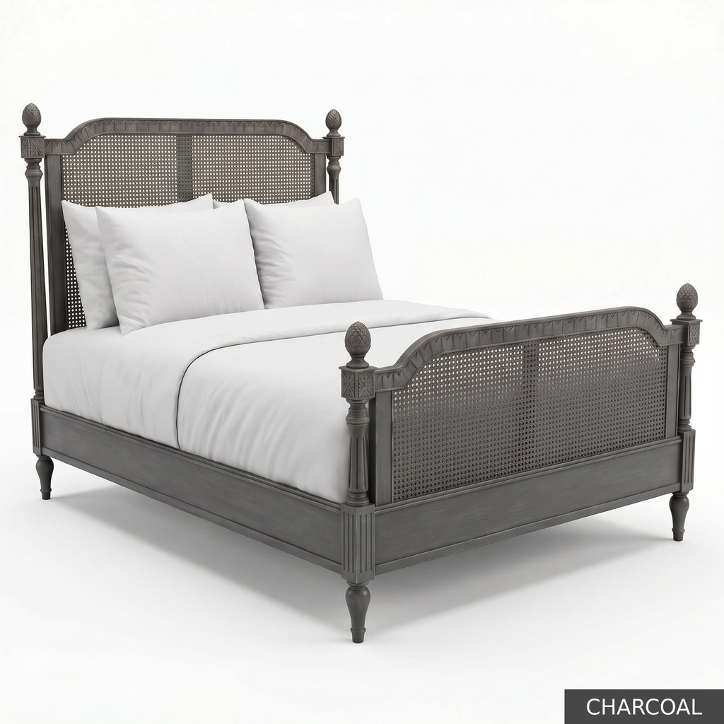 [EUR: BayQBED] Bay - Queen Bed  / Charcoal