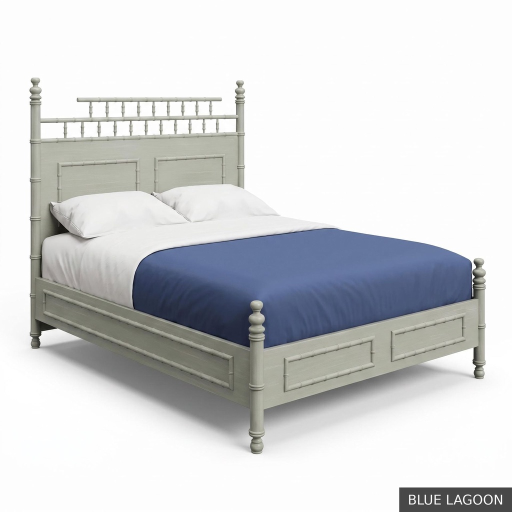 Canton - King Bed / Blue Lagoon