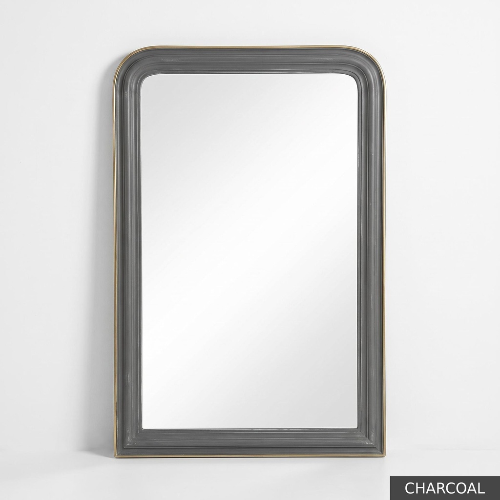 [EUR: Loui] Louis Mirror  / Charcoal + Gold
