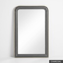 [EUR: Loui] Louis Mirror  / Charcoal + Gold