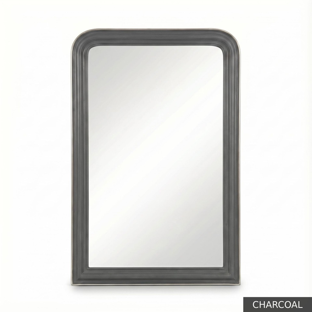 [EUR: Loui] Louis Mirror  / Charcoal + Silver