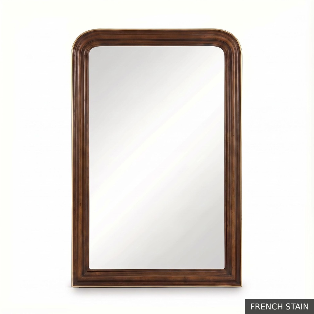 [EUR: Loui] Louis Mirror  / French Stain + Gold