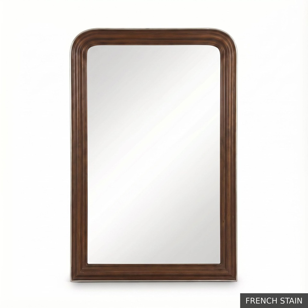 [EUR: Loui] Louis Mirror  / French Stain + Silver