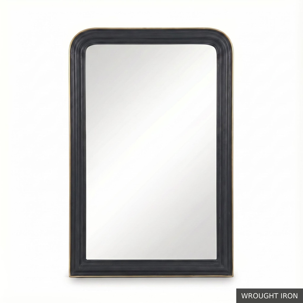 [EUR: Loui] Louis Mirror  / Wrought Iron + NO Accent Colour Required