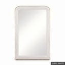 [EUR: Loui] Louis Mirror  / Shell White + Gold