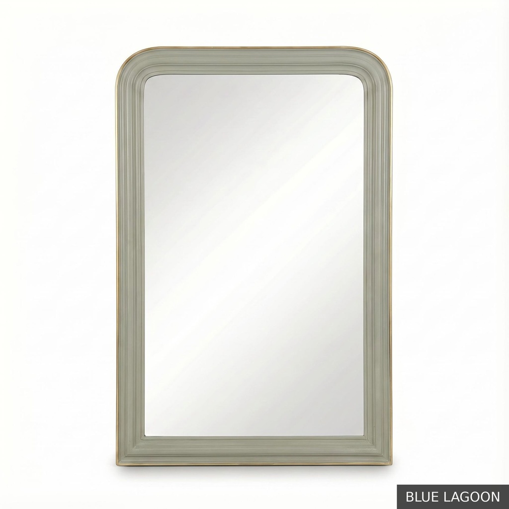 [EUR: Loui] Louis Mirror  / Blue Lagoon + Gold