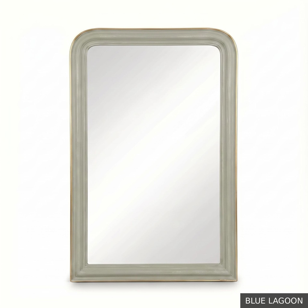 [EUR: Loui] Louis Mirror  / Blue Lagoon + Silver