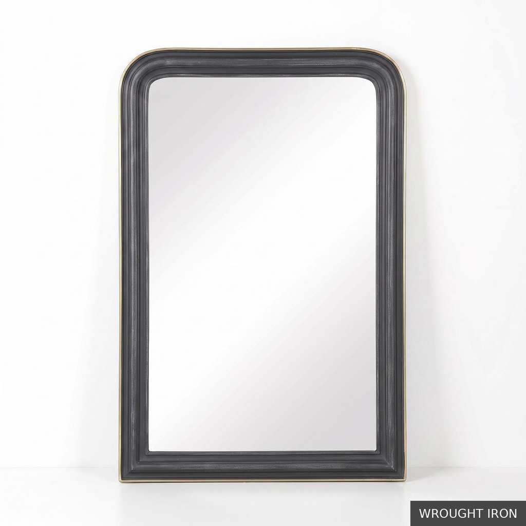 [EUR: Loui] Louis Mirror  / Wrought Iron + Gold