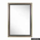 [EUR: Dela] Delano Mirror  / Charcoal + Gold