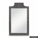 [EUR: Mayf] Mayfair Mirror  / Charcoal + Silver