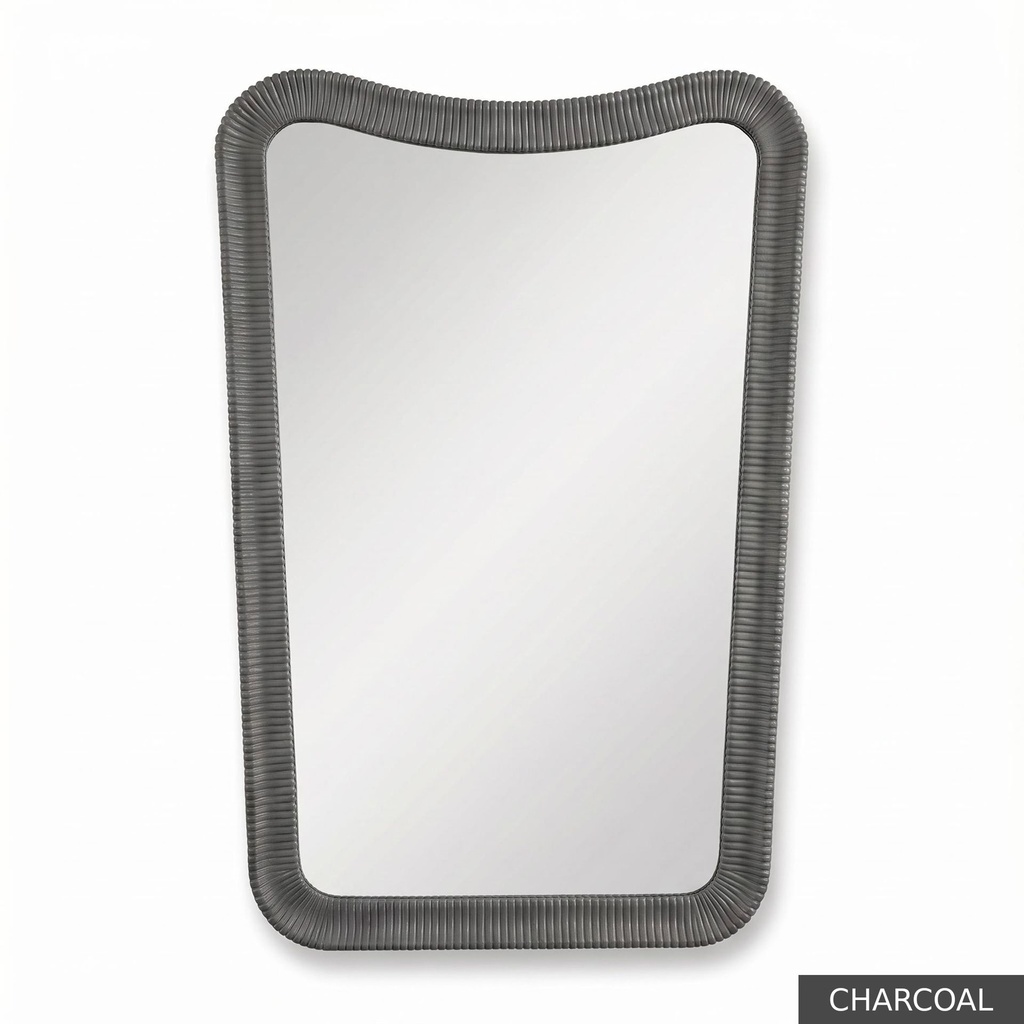[EUR: StMa] St. Maxime Mirror   / Charcoal