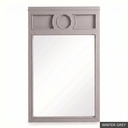 [EUR: Pfino] Portofino Mirror / Winter Grey + No Changes - Winter Grey + Gold accents - Standard