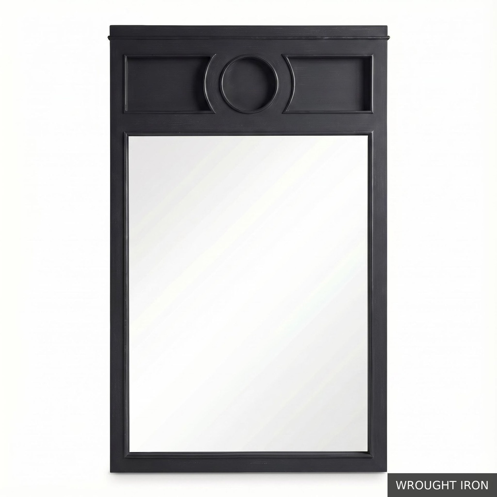 [EUR: Pfino] Portofino Mirror / Wrought Iron + NO Accent Colour Required