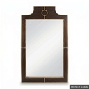 [EUR: Mayf] Mayfair Mirror  / French Stain + Gold