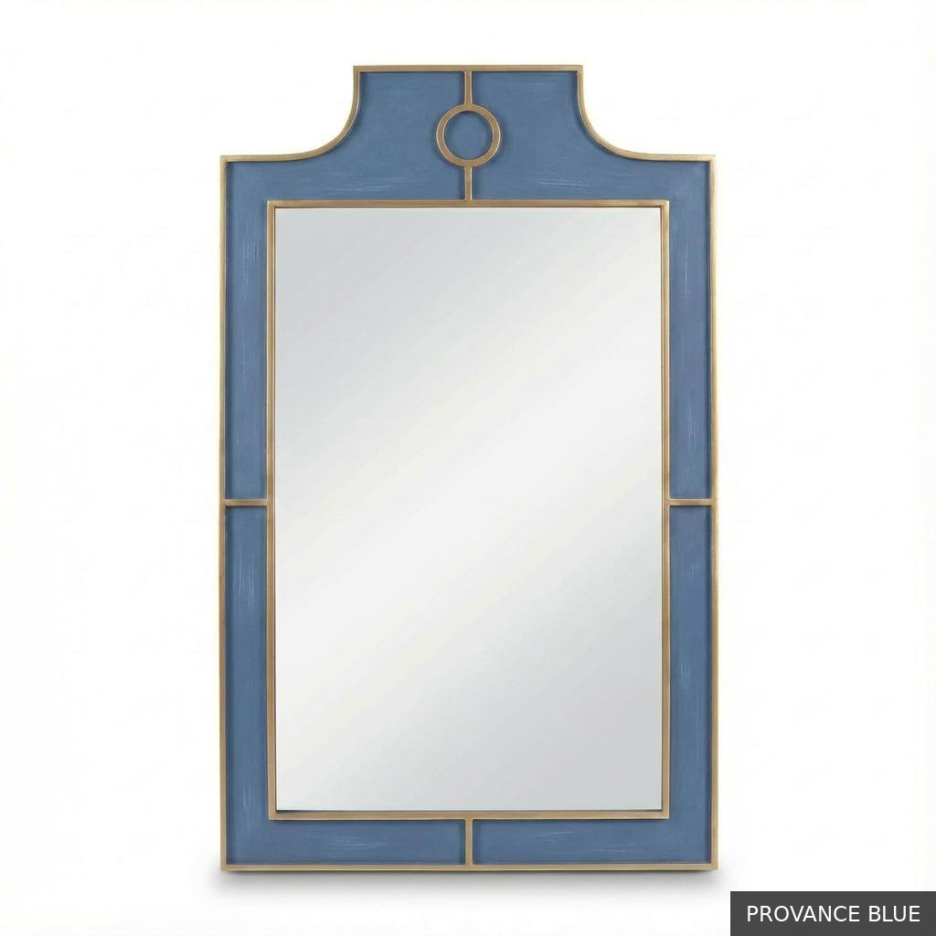 [EUR: Mayf] Mayfair Mirror  / Provance Blue + Gold