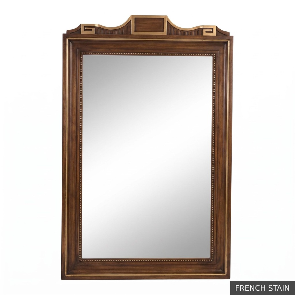 [EUR: Bemb] Bembridge Mirror   / French Stain + Gold