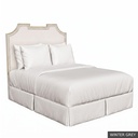 [EUR: IsabKHB] Isabelle King Headboard / Winter Grey + Gold