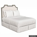 [EUR: IsabQHB] Isabelle Queen Headboard   / Charcoal + Gold