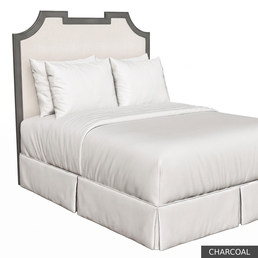 [EUR: IsabQHB] Isabelle Queen Headboard   / Charcoal + NO Accent Colour Required