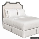[EUR: IsabQHB] Isabelle Queen Headboard   / Charcoal + NO Accent Colour Required