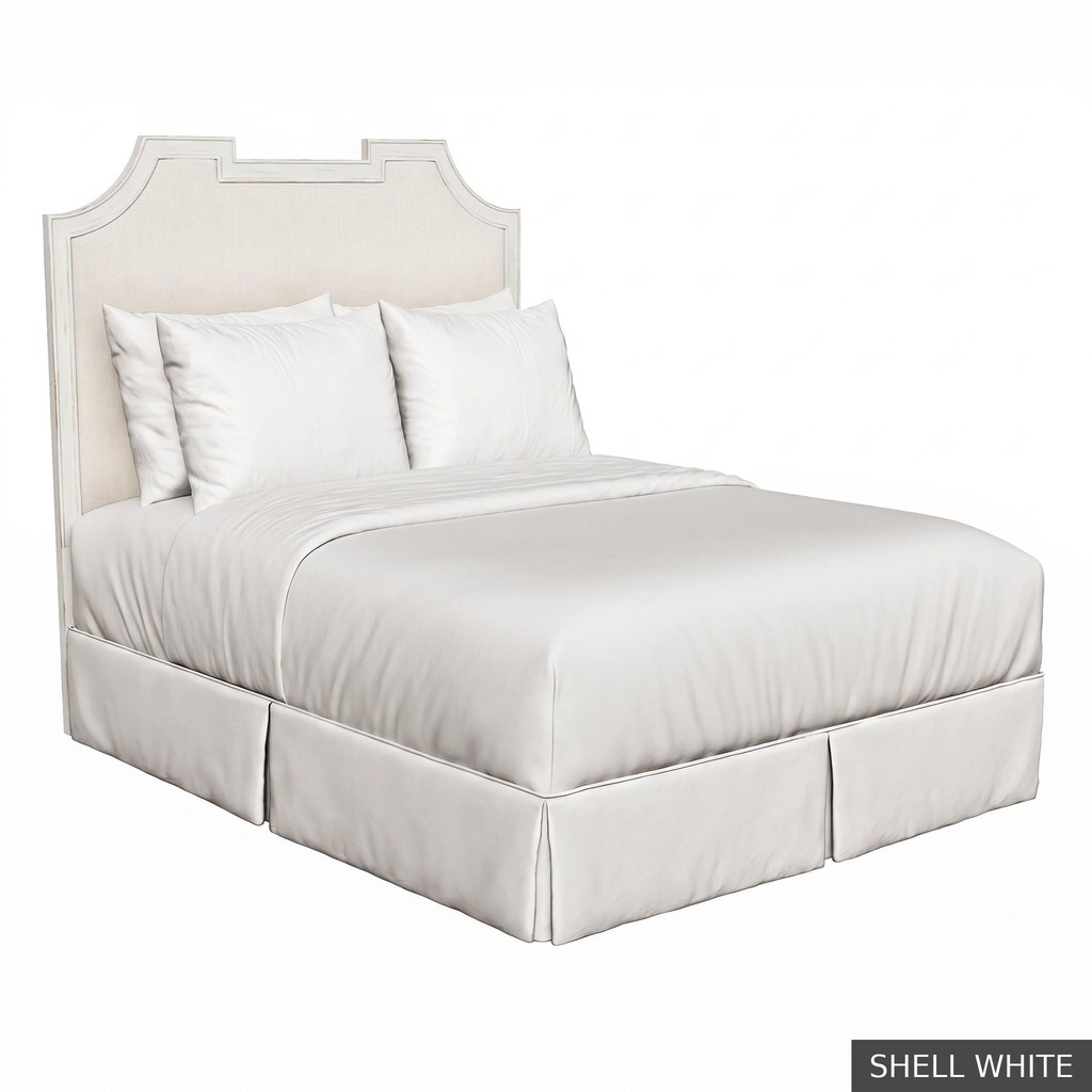 [EUR: IsabQHB] Isabelle Queen Headboard   / Shell White + NO Accent Colour Required