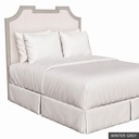 [EUR: IsabQHB] Isabelle Queen Headboard   / Winter Grey + NO Accent Colour Required