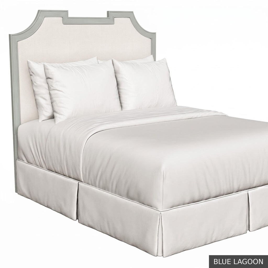 [EUR: IsabQHB] Isabelle Queen Headboard   / Blue Lagoon + NO Accent Colour Required
