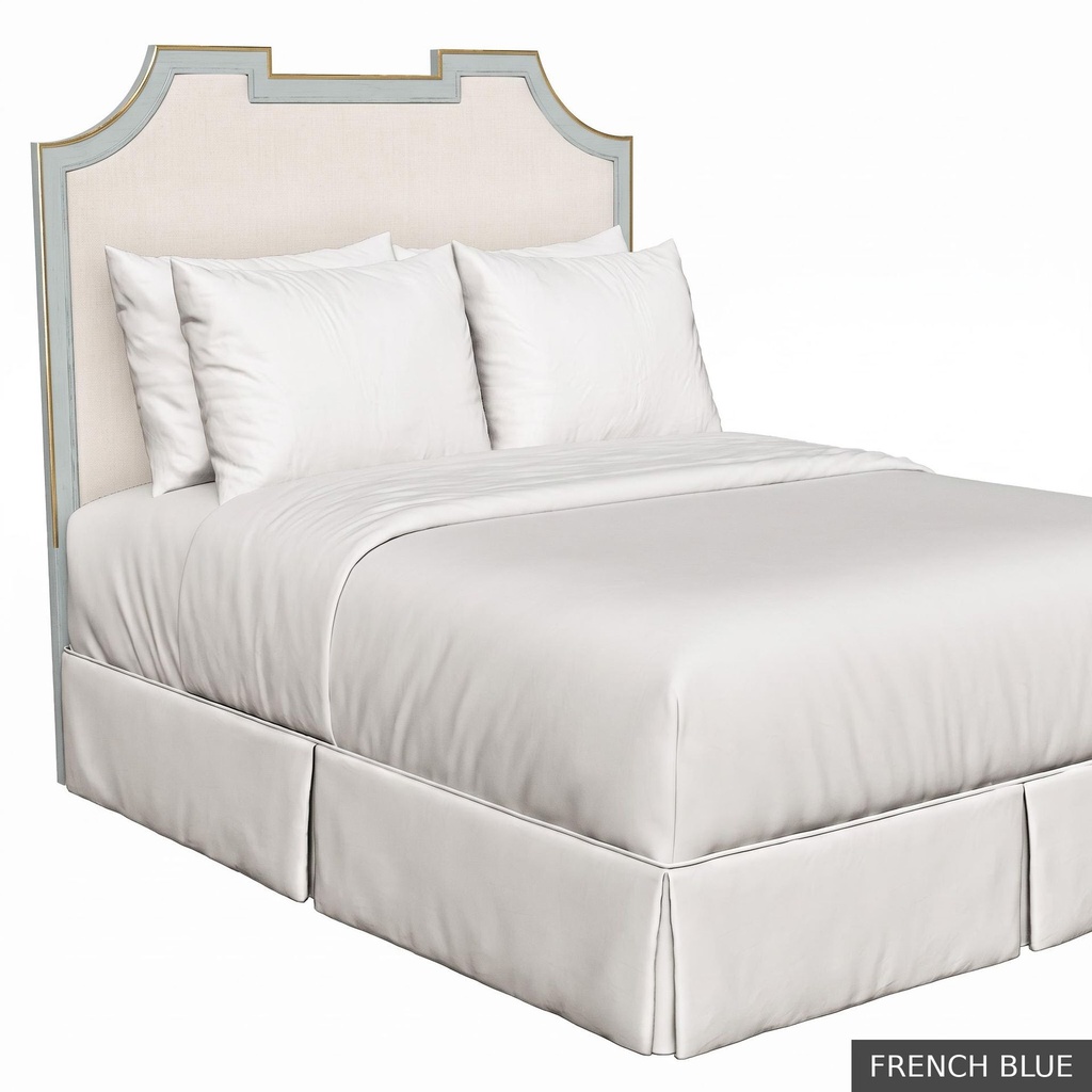 [EUR: IsabKHB] Isabelle King Headboard / French Blue + Gold