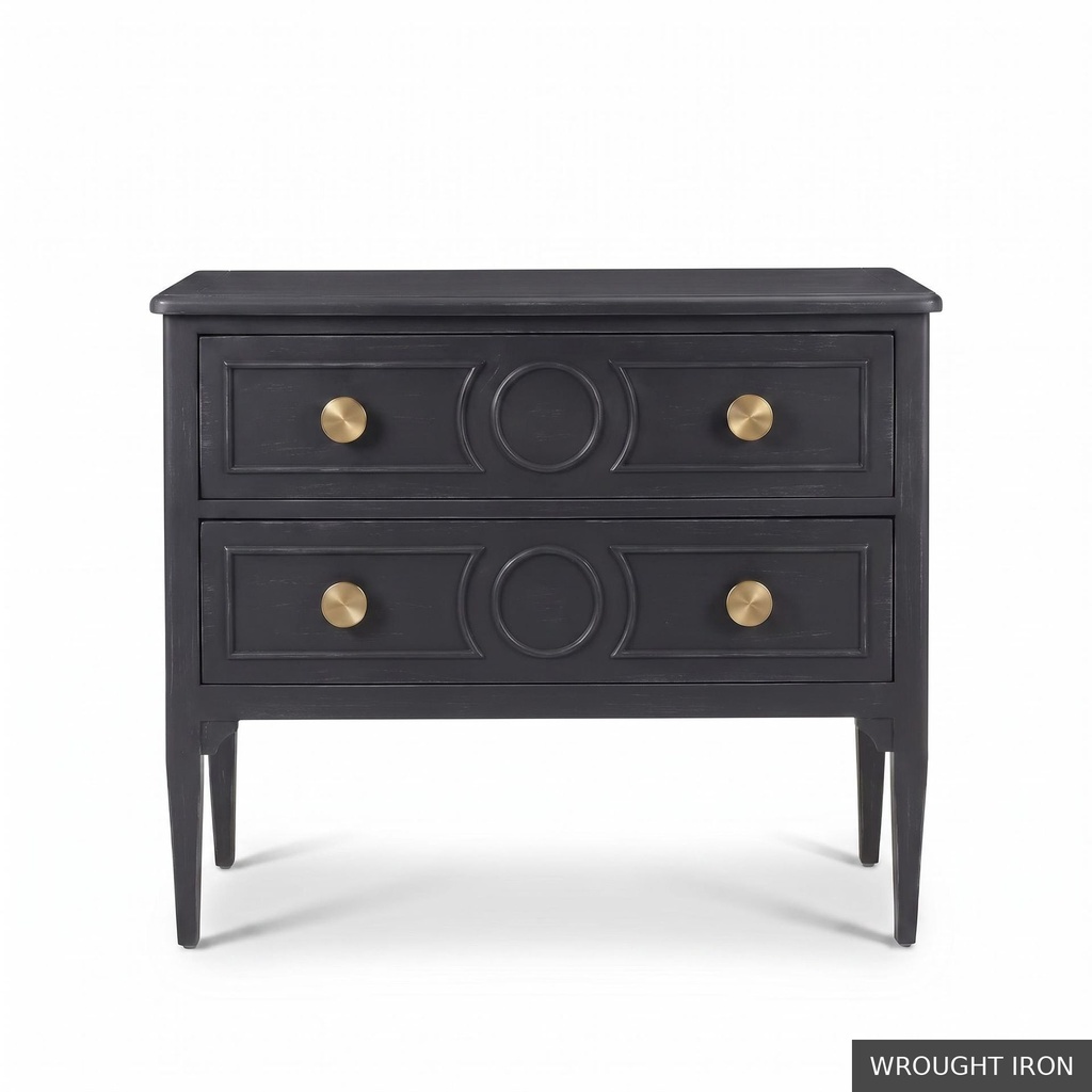 [EUR: Capr] Capri Chest / Wrought Iron