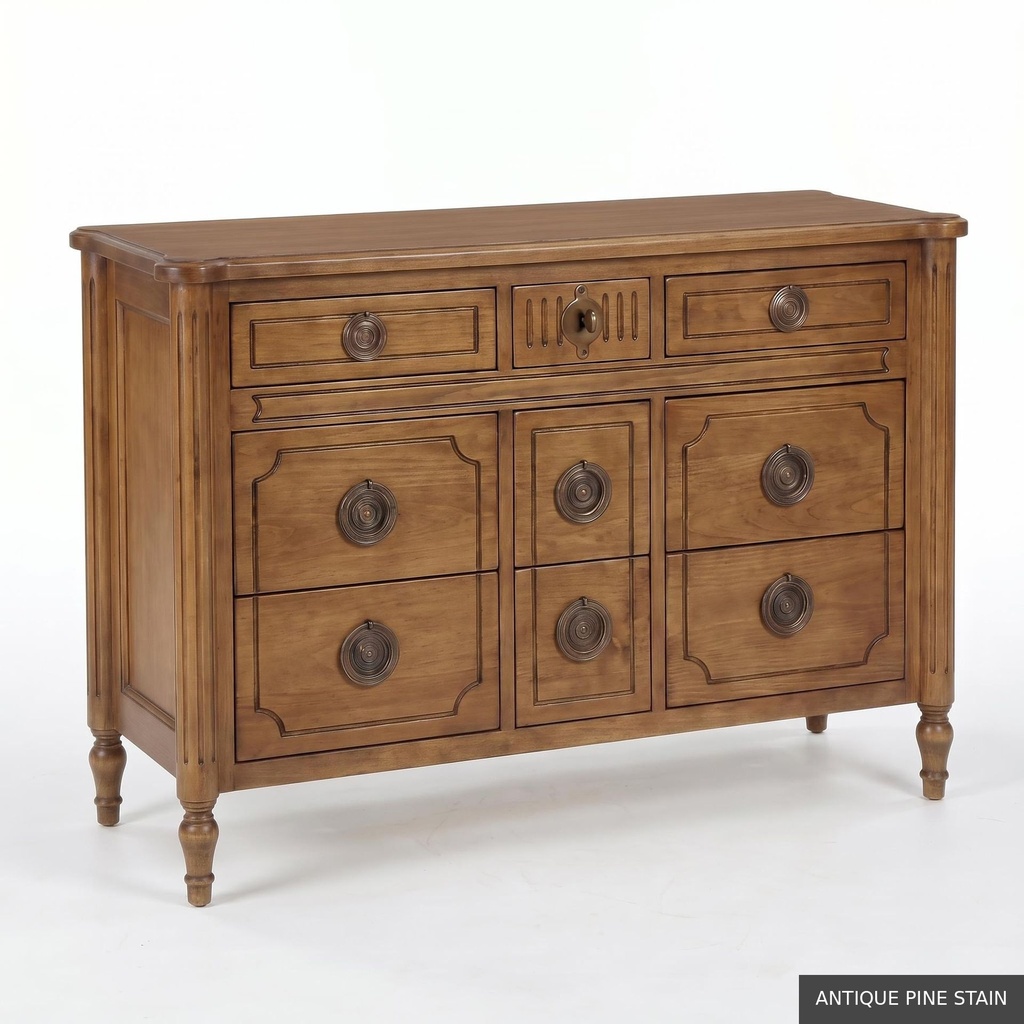 [EUR: Char] Charlton Chest  / Antique Pine Stain