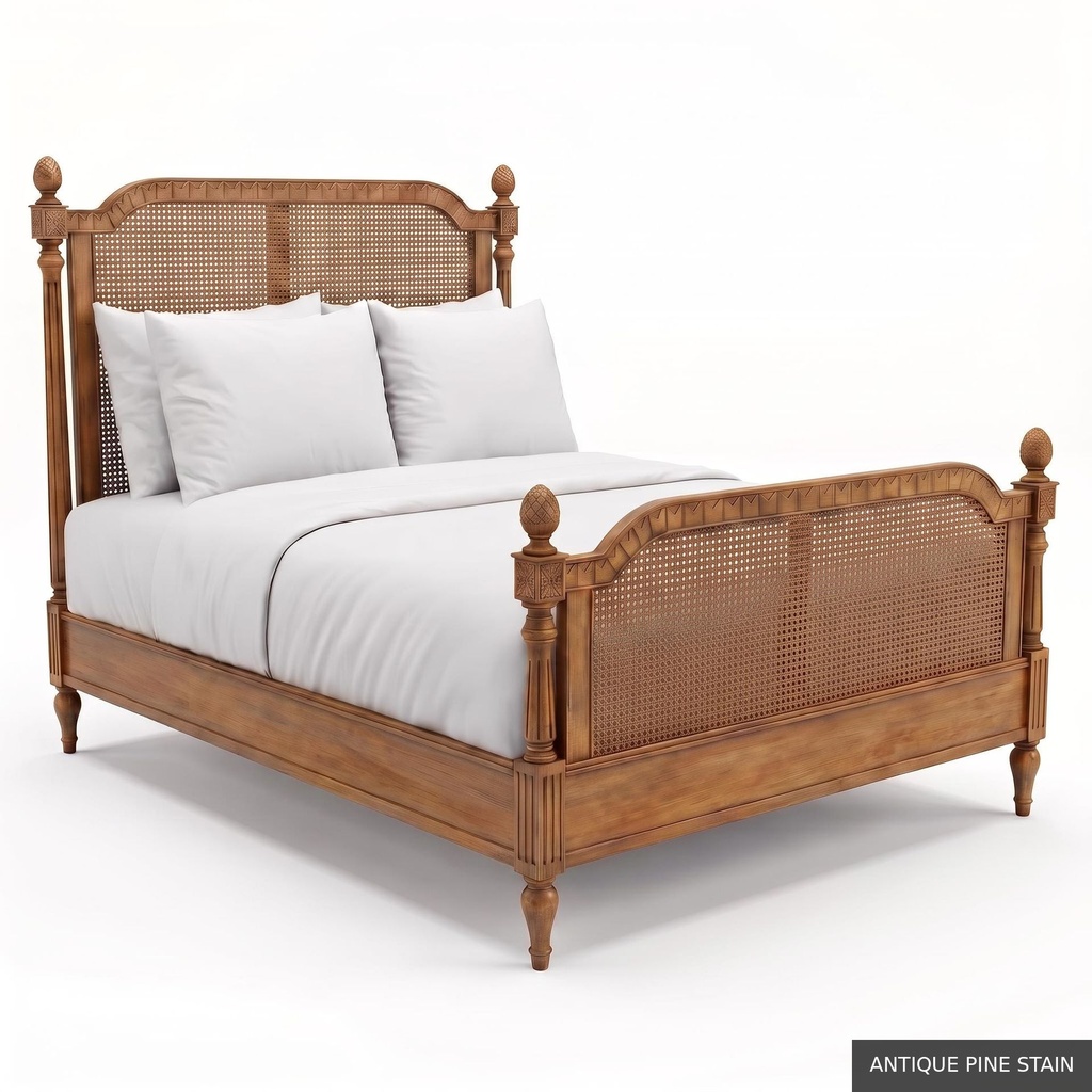 [EUR: BayQBED] Bay - Queen Bed  / Antique Pine Stain