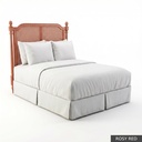 [EUR: BayTHB] Bay - Twin Headboard / Rosy Red