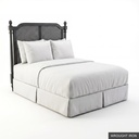 [EUR: BayQHB] Bay - Queen Headboard    / Wrought Iron