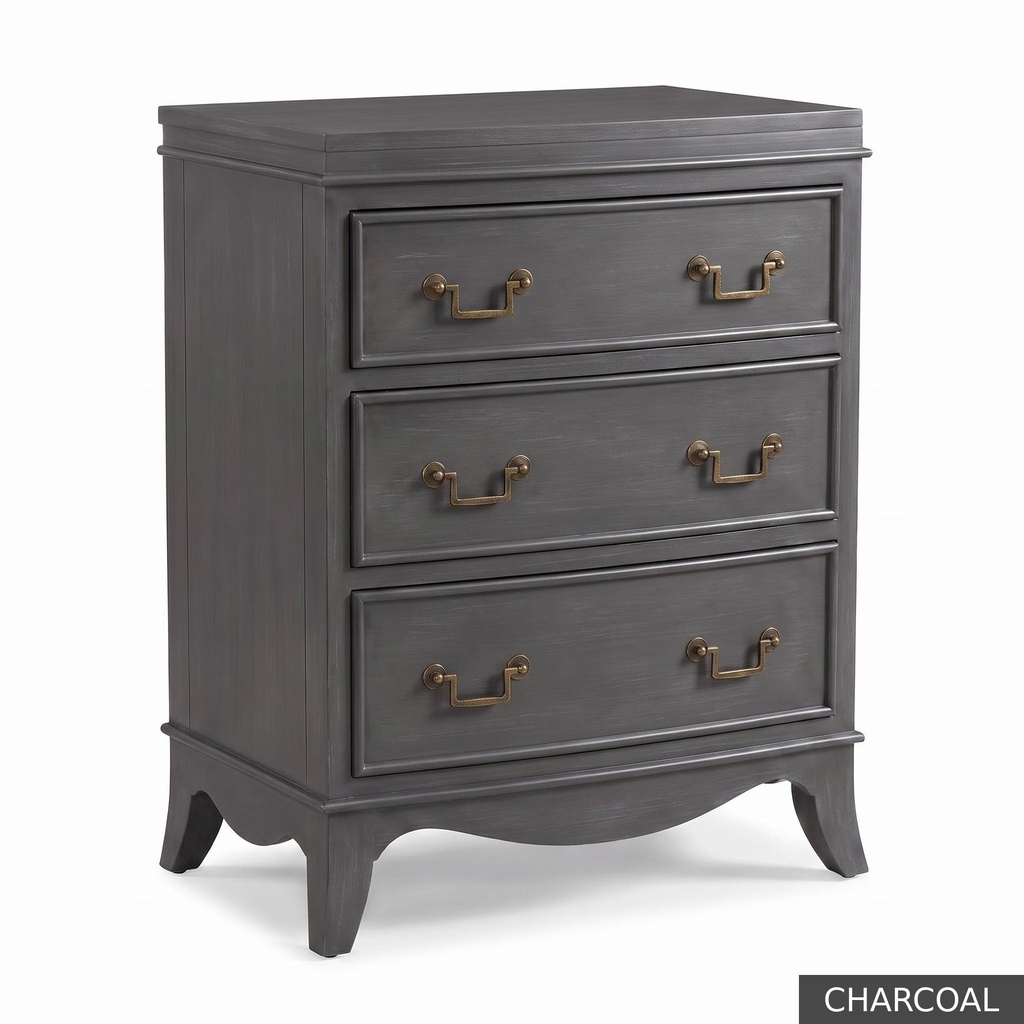 [EUR: Amel] Amelia Side Table / Charcoal