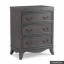 [EUR: Amel] Amelia Side Table / Charcoal