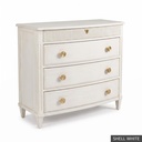 [SIG: BishP] Bishop Painted Chest / Shell White