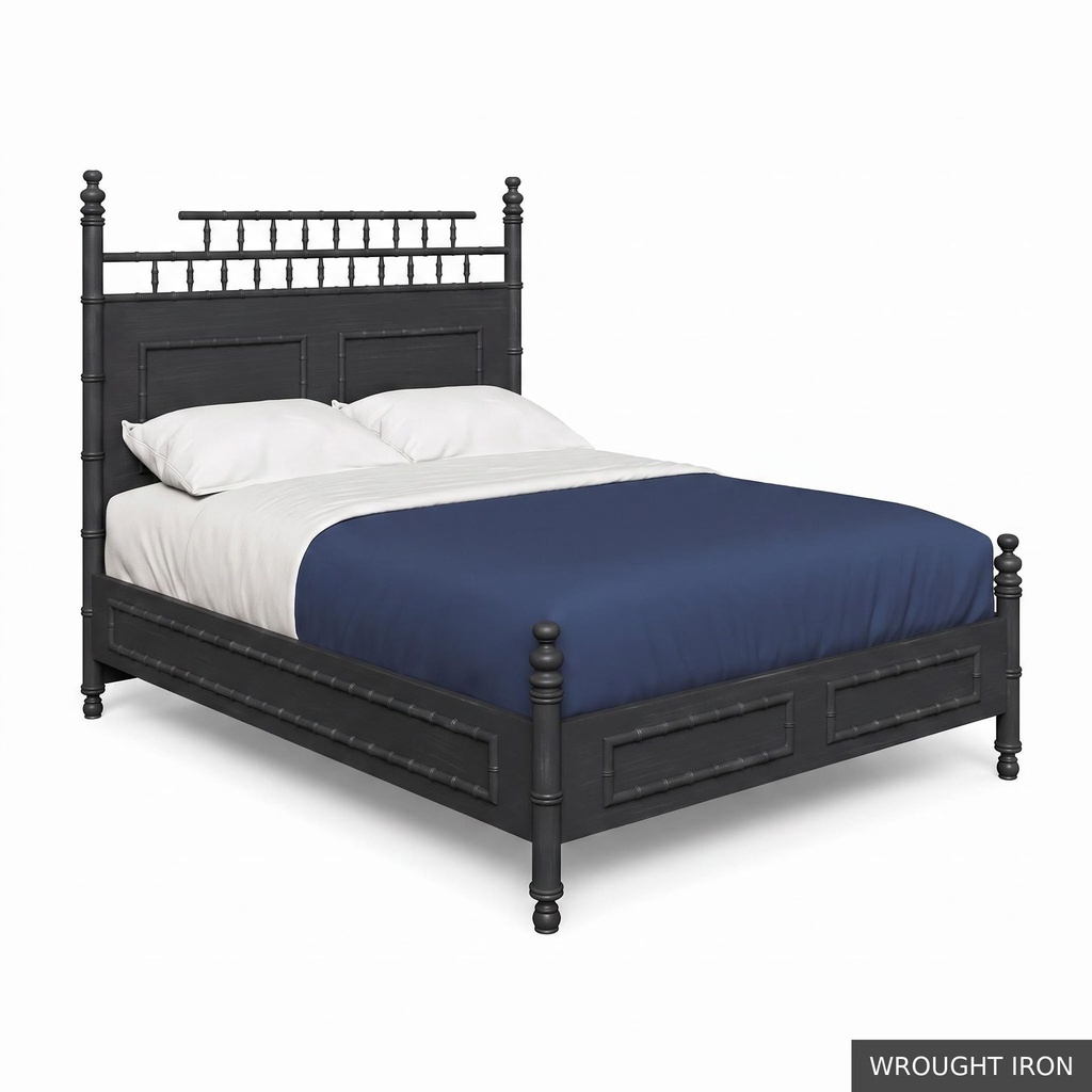 Canton - Queen Bed / Wrought Iron