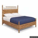 Canton - Queen Bed / Antique Pine Stain
