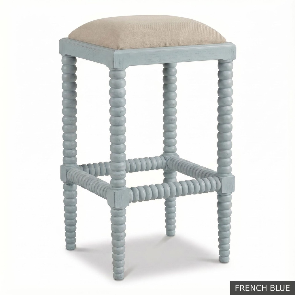 [EUR: ClovB] Clover Bar Stool / French Blue