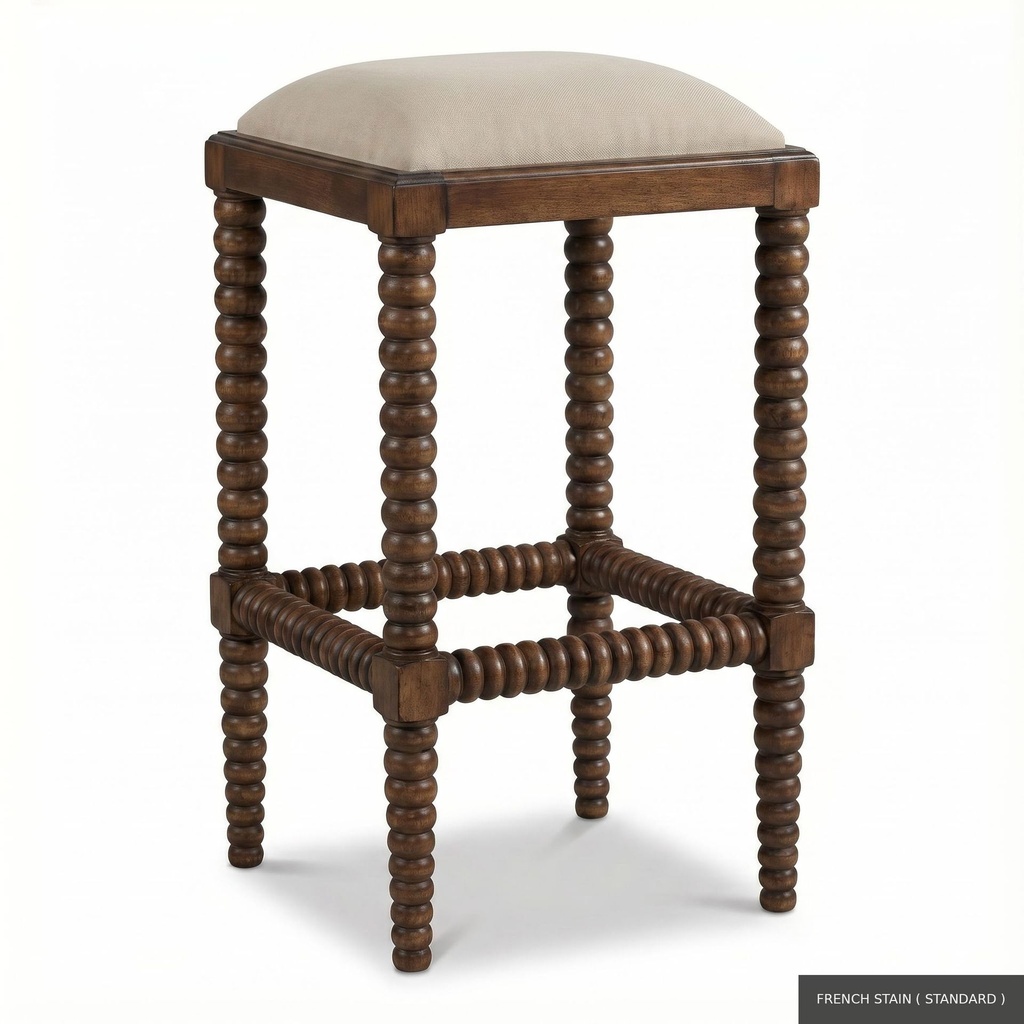 [EUR: ClovB] Clover Bar Stool / French Stain ( Standard )