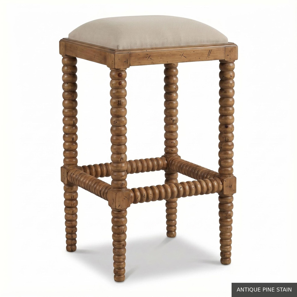 [EUR: ClovC] Clover Counter Stool   / Antique Pine Stain
